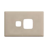 Linea Powerpoint coverplate 1 gang ghost gum