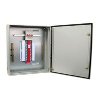 DBX³ - Distribution board IP55 1 DIN standard with main switch grey 24P 250A 800Hx600Wx200Dmm