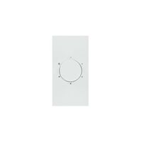 Bticino Living Now 240V 4 Position 2 Module Fan Control White