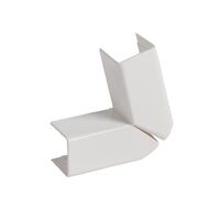DLP 16x16mm Mini Trunking Flat Elbow White