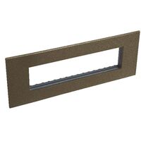 ARTEOR Square 8 Module Coverplate Dark Bronze