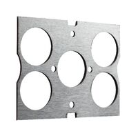 Excel Life - Accessory - Mechanism retention kit for public works department 5 gang white