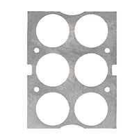 Excel Life - Accessory - Mechanism retention kit for public works department 6 gang white