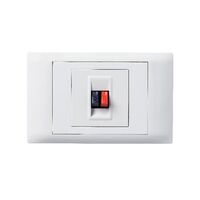 Excel Life - Common plate - Loudspeaker outlet white