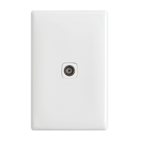 Linea - TV outlet coaxial 1 gang 75 Ohm white