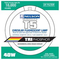 Nelson - Fluorescent T5 lamp Circular - 40W cool white 4000K 295mm