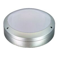 Nelson - Fluorescent bunker light - 60W outdoor round black 260mm DIA