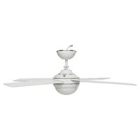 HPM Inspire Smart Plywood 4 Blades Hangsure Ceiling Fan with Light 1220mm 48 White
