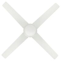 HPM Inspire Smart Plywood 4 Blades Hangsure Ceiling Fan with Light 1220mm 48 White