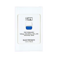 Excel - Vertical switch 240V a.c. with RCD 30mA white