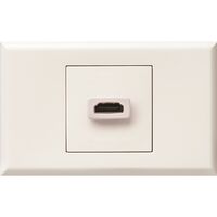 Excel - HDMI outlet 1 gang gloss white
