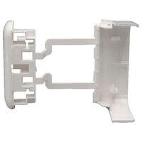 DLP PVC 80mm Cover Tap-Off Flat Junction 50mm White