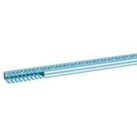 Lina 25 - cable blue duct with cover - 2 metre length 25x40mm 2m 12.5mm finger DIN pitch with cover blue