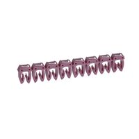 CAB3 - Markers for wiring 4 to 6mm² numbers - colour code 4-6mm² purple number 7 pack of 800