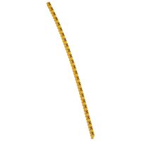 CAB3 - Markers for terminal blocks and wiring 0.15 to 0.5mm² black letters on yellow background 0.15-0.5mm² letter X pack of 300