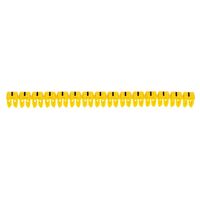 CAB3 - Markers for terminal blocks and wiring 0.15 to 0.5mm² black symbols on yellow background 0.15-0.5mm² symbol - pack of 300