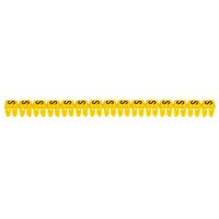 CAB3 - Markers for wiring 4 to 6mm² numbers - colour code 4-6mm² letter S pack of 300