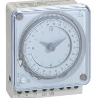 Analogue time switch 24 hour program 1 channel 5min ± /day with 100 hours working reserve