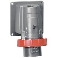 HYPRA - IEC industrial Inclined surface appliance inlet - IP66/67 - 3P+E 415V a.c. 32A grey