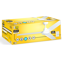 HPM Aluminium 3 Blades Hangsure Ceiling Fan 1420mm 56in White