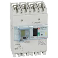 DPX³ 160 Thermal Magnetic MCCB with e.l.c.bs - Icu 16 kA - 400 V~ - 4 Phase - 100 A
