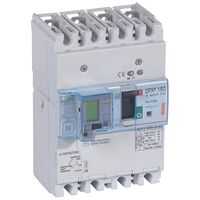 DPX³ 160 Thermal Magnetic MCCB with e.l.c.bs- Icu 25 kA - 400 V~ - 4 Phase - 16 A