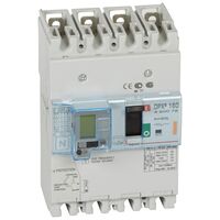 DPX³ 160 Thermal Magnetic MCCB with e.l.c.bs- Icu 25 kA - 400 V~ - 4 Phase - 40 A