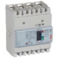 DPX³ 160 Thermal Magnetic MCCB - Icu 36 kA - 400 V~ - 4 Phase - 125 A