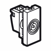 Arteor modular - TV socket male shielded 0-2.4GHz 1 module white