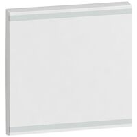 Arteor - MyHOME - Square key cover BUS/SCS - without marking - 2 modules - white