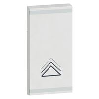 Arteor - MyHOME - Square key cover BUS/SCS - dimmer symbol - 1 module - white