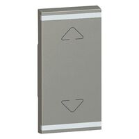 Arteor - MyHOME - Square key cover BUS/SCS - Up/Down symbol - 1 module - magnesium