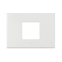 ARTEOR Square 2 Module Horizontal Coverplate White