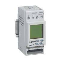Digital time switch daily/weekly program 2 channels 240V a.c. 3yr reserve 16A 2 module