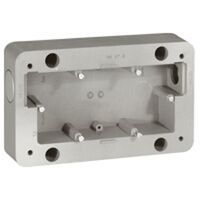 Soliroc - Surface mount box 2 gang 100x181x45mm