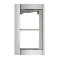 Bticino Sfera 2 Module Frame and Surround Plate Allmetal