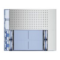 Bticino Sfera New Double Column 4 Pushbutton Basic Audio Speaker Module Front Cover Allmetal
