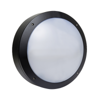 Bulkhead 360 LED - Plain die-cast aluminium IK10 bulkhead with lithium battery - Axiom