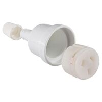 HPM 15A 3 Pin Extension Socket Outlet White