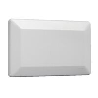 Como - Horizontal coverplate horizontal blank white
