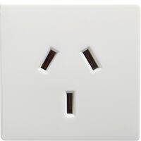 Como - Single powerpoint autoswitch mechanism 10A 240V a.c. right side white