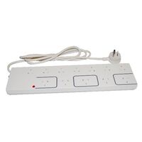 HPM General Purpose 12 Outlet 175J Surge Protected Powerboard White