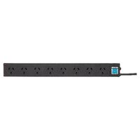 HPM General Purpose 8 Outlet 175J Surge Protected Powerboard Black