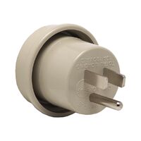 HPM 10A 2400W AUS/NZ to USA Travel Adaptor White