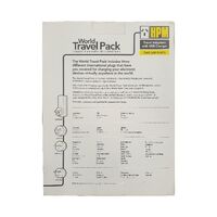 HPM Twin USB Charger - World Travel Adaptor Pack AUS/UK/USA/EUR