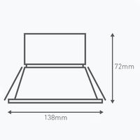 HPM DLI Tri-Colour 7W LED Dimmable Downlight with Integrated Driver White 110mm