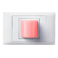Excel Life - Common plate - Signalling red LED bulkhead light 1W 240V a.c. white