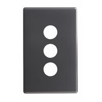 Excel Life Switch Coverplate 3 Gang Diesel