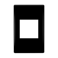 Excel Life Arteor Mechanism Coverplate 45x45mm Black