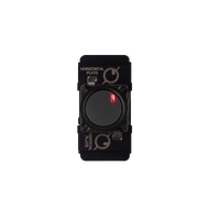 EXCEL LIFE PUSH-BUTTON MECHANISM 2 WAY WITH LED INDICATOR 10AX MATT BLACK